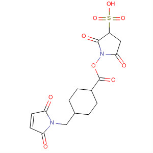 Molecular Structure of 103708-09-4 (3-Pyrrolidinesulfonic acid,
1-[[[4-[(2,5-dihydro-2,5-dioxo-1H-pyrrol-1-yl)methyl]cyclohexyl]carbonyl]
oxy]-2,5-dioxo-)