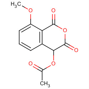 Molecular Structure of 104079-51-8 (1H-2-Benzopyran-1,3(4H)-dione, 4-(acetyloxy)-8-methoxy-)