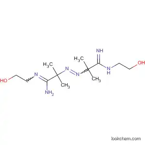 Molecular Structure of 104380-04-3 (Propanimidamide, 2,2'-azobis[N-(2-hydroxyethyl)-2-methyl-)