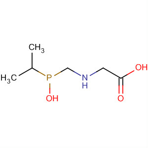 Molecular Structure of 109739-17-5 (Glycine, N-[[hydroxy(1-methylethyl)phosphinyl]methyl]-)