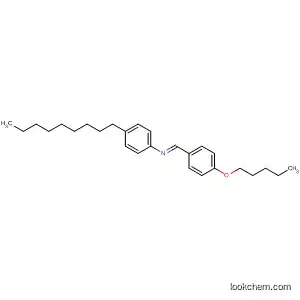 Molecular Structure of 111196-24-8 (Benzenamine, 4-nonyl-N-[[4-(pentyloxy)phenyl]methylene]-, (E)-)