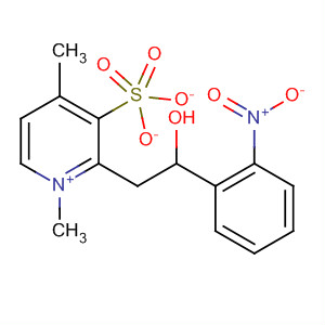 Molecular Structure of 111542-90-6 (Pyridinium, 2-[2-hydroxy-2-(2-nitrophenyl)ethyl]-1-methyl-, methyl sulfate
(salt))