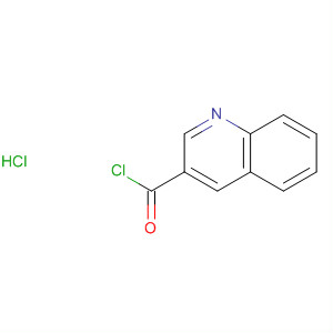Molecular Structure of 111545-64-3 (3-Quinolinecarbonyl chloride, hydrochloride)