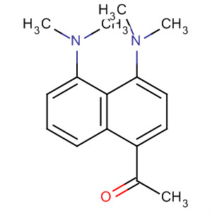 Molecular Structure of 111967-89-6 (Ethanone, 1-[4,5-bis(dimethylamino)-1-naphthalenyl]-)
