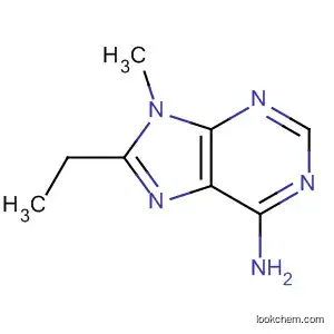 Molecular Structure of 116988-56-8 (9H-Purin-6-amine, 8-ethyl-9-methyl-)