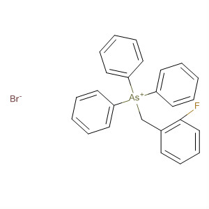 Molecular Structure of 118365-25-6 (Arsonium, [(2-fluorophenyl)methyl]triphenyl-, bromide)