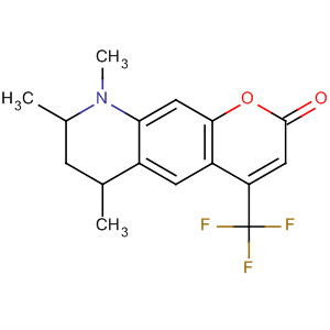Molecular Structure of 118408-76-7 (2H-Pyrano[3,2-g]quinolin-2-one,
6,7,8,9-tetrahydro-6,8,9-trimethyl-4-(trifluoromethyl)-)