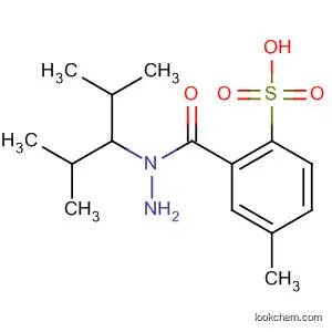 Molecular Structure of 123077-28-1 (Benzenesulfonic acid, 4-methyl-,
2-[2-methyl-1-(1-methylethyl)propyl]hydrazide)