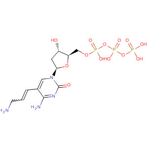 Molecular Structure of 123089-82-7 (Cytidine 5'-(tetrahydrogen triphosphate),
5-(3-amino-1-propenyl)-2'-deoxy-)