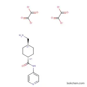 Molecular Structure of 123129-73-7 (Cyclohexanecarboxamide, 4-(aminomethyl)-N-4-pyridinyl-, trans-,
ethanedioate (1:2))