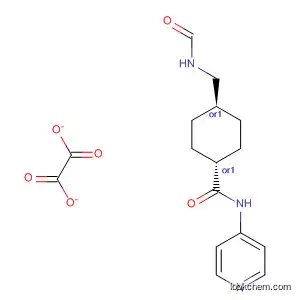 Molecular Structure of 123129-77-1 (Cyclohexanecarboxamide, 4-[(formylamino)methyl]-N-4-pyridinyl-,
trans-, ethanedioate (1:1))