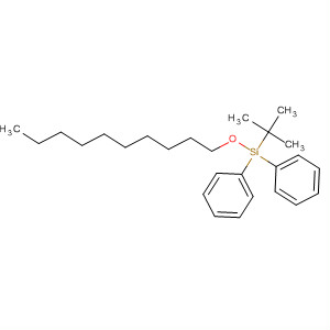 Molecular Structure of 123523-25-1 (Silane, (decyloxy)(1,1-dimethylethyl)diphenyl-)