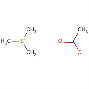 Molecular Structure of 124883-32-5 (Sulfonium, trimethyl-, acetate)
