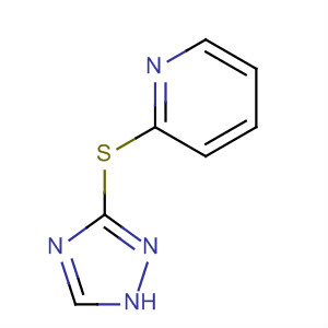 Molecular Structure of 126209-04-9 (Pyridine, 2-(1H-1,2,4-triazol-3-ylthio)-)