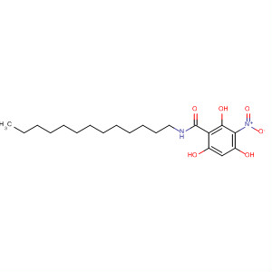 Molecular Structure of 126395-25-3 (Benzamide, 2,4,6-trihydroxy-3-nitro-N-tridecyl-)