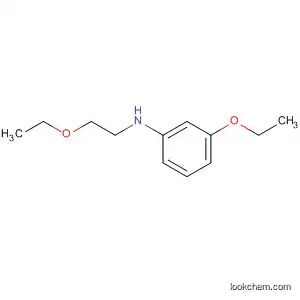 Molecular Structure of 127599-45-5 (Benzenamine, 3-ethoxy-N-(2-ethoxyethyl)- (9CI))