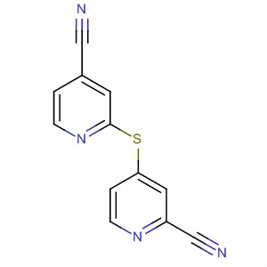 Molecular Structure of 130562-04-8 (2-Pyridinecarbonitrile, 4-[(4-cyano-2-pyridinyl)thio]-)