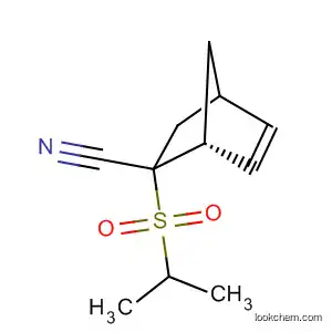 Molecular Structure of 134359-22-1 (Bicyclo[2.2.1]hept-5-ene-2-carbonitrile, 2-[(1-methylethyl)sulfonyl]-,
endo-)
