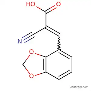 2-Propenoic acid, 3-(1,3-benzodioxol-4-yl)-2-cyano-