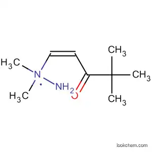 Molecular Structure of 136119-24-9 (1-Penten-3-one, 1-(2,2-dimethylhydrazino)-4,4-dimethyl-, (Z)-)