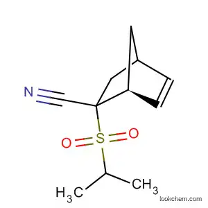 Molecular Structure of 136266-08-5 (Bicyclo[2.2.1]hept-5-ene-2-carbonitrile, 2-[(1-methylethyl)sulfonyl]-, exo-)