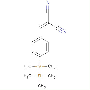 Molecular Structure of 137031-86-8 (Propanedinitrile, [[4-(pentamethyldisilanyl)phenyl]methylene]-)