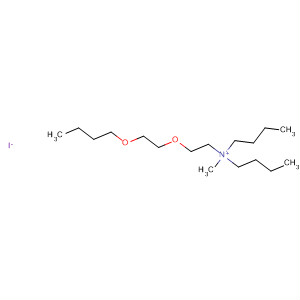 Molecular Structure of 137044-77-0 (1-Butanaminium, N-[2-(2-butoxyethoxy)ethyl]-N-butyl-N-methyl-, iodide)