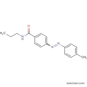 Molecular Structure of 137100-12-0 (Benzamide, 4-[(4-methylphenyl)azo]-N-propyl-)