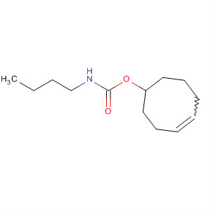 Molecular Structure of 138554-35-5 (Carbamic acid, butyl-, 4-cycloocten-1-yl ester)