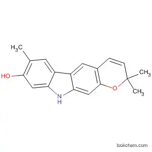 Molecular Structure of 138822-91-0 (Pyrano[2,3-b]carbazol-8-ol, 2,10-dihydro-2,2,7-trimethyl-)