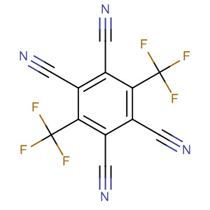 Molecular Structure of 138949-95-8 (1,2,4,5-Benzenetetracarbonitrile, 3,6-bis(trifluoromethyl)-)
