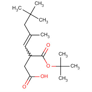 Molecular Structure of 138951-06-1 (Butanedioic acid, (2,4,4-trimethylpentenyl)-, mono(1,1-dimethylethyl)
ester)
