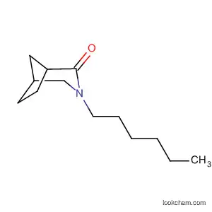 Molecular Structure of 138956-40-8 (3-Azabicyclo[3.2.1]octan-2-one, 3-hexyl-)