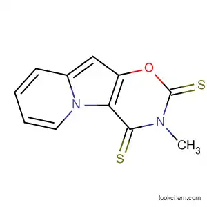 Molecular Structure of 138962-17-1 (2H-1,3-Oxazino[6,5-b]indolizine-2,4(3H)-dithione, 3-methyl-)