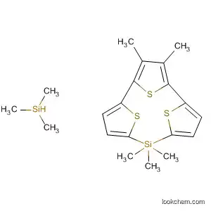 Molecular Structure of 138983-70-7 (Silane, (3',4'-dimethyl[2,2':5',2''-terthiophene]-5,5''-diyl)bis[trimethyl-)