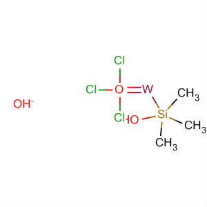 Molecular Structure of 138998-07-9 (Tungsten, trichlorooxo(trimethylsilanolato)-)