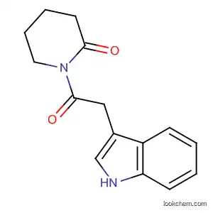2-Piperidinone, 1-(1H-indol-3-ylacetyl)-