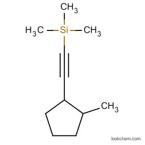 Molecular Structure of 139236-52-5 (Silane, trimethyl[(2-methylcyclopentyl)ethynyl]-)