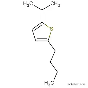 Molecular Structure of 139415-77-3 (Thiophene, 2-butyl-5-(1-methylethyl)-)