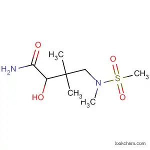 Molecular Structure of 139535-64-1 (Butanamide, 2-hydroxy-3,3-dimethyl-4-[methyl(methylsulfonyl)amino]-)