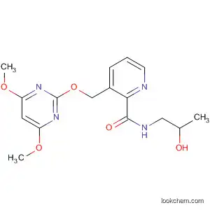 2-Pyridinecarboxamide,
3-[(4,6-dimethoxy-2-pyrimidinyl)hydroxymethyl]-N-(2-hydroxypropyl)-