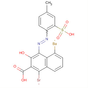 Molecular Structure of 139604-07-2 (2-Naphthalenecarboxylic acid,
3-hydroxy-4-[(4-methyl-2-sulfophenyl)azo]-, barium strontium salt)