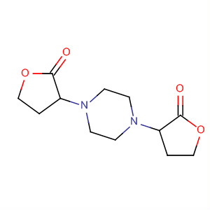 Molecular Structure of 139605-63-3 (2(3H)-Furanone, 3,3'-(1,4-piperazinediyl)bis[dihydro-)