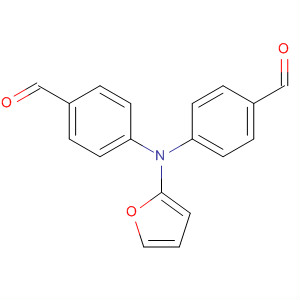 Molecular Structure of 139606-25-0 (Benzaldehyde, 4,4'-(2-furanylimino)bis-)