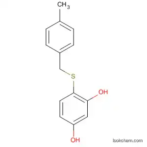 Molecular Structure of 139625-65-3 (1,3-Benzenediol, 4-[[(4-methylphenyl)methyl]thio]-)