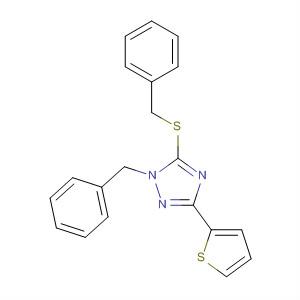 1H-1,2,4-Triazole, 1-(phenylmethyl)-5-[(phenylmethyl)thio]-3-(2-thienyl)-