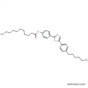 Molecular Structure of 139692-88-9 (Undecanoic acid, 4-[5-(4-hexylphenyl)-2-thiazolyl]phenyl ester)