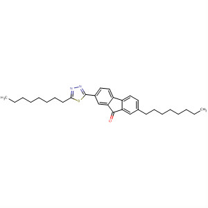 9H-Fluoren-9-one, 2-octyl-7-(5-octyl-1,3,4-thiadiazol-2-yl)-