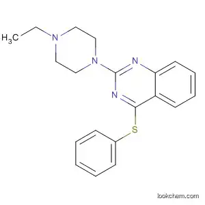 Molecular Structure of 139776-61-7 (Quinazoline, 2-(4-ethyl-1-piperazinyl)-4-(phenylthio)-)
