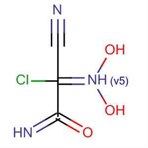 Molecular Structure of 139912-33-7 (Ethanimidoyl chloride, 2-cyano-N-hydroxy-2-(hydroxyimino)-)